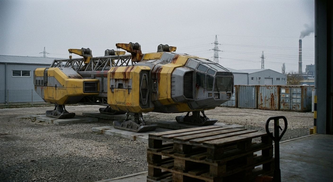 Tatra TL-19 a Sóstói logisztikai központban