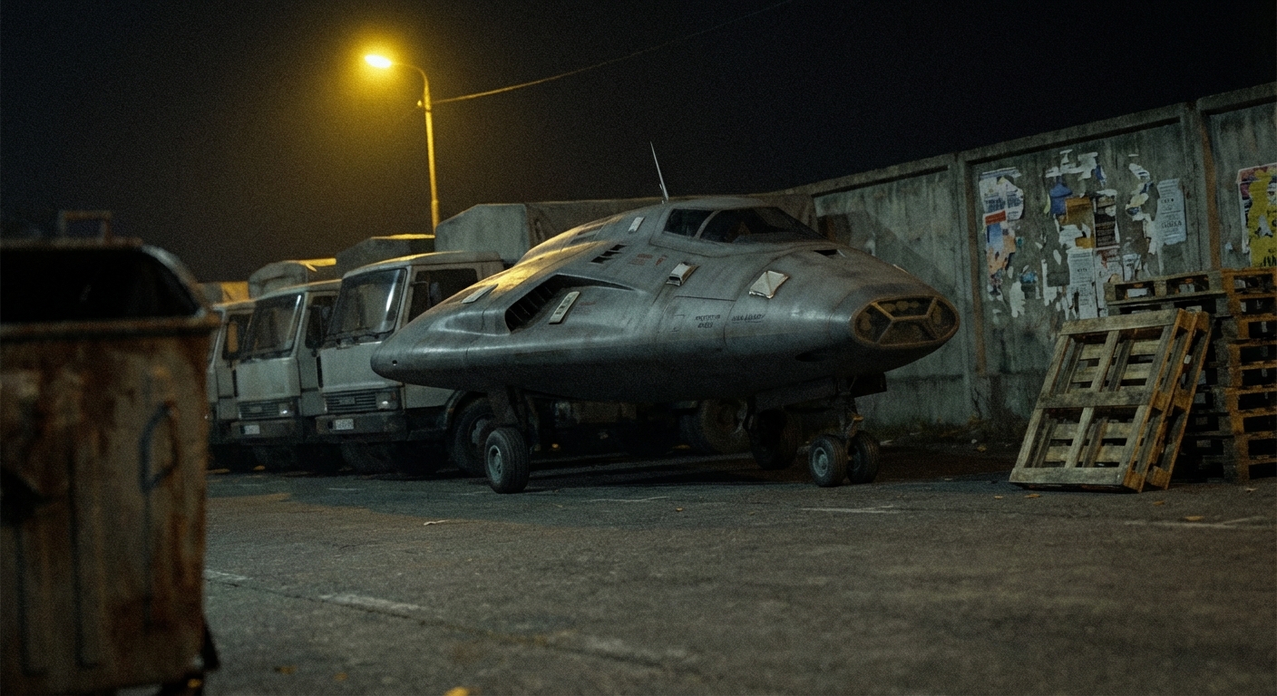 Éjszakai látogató a teherpályaudvarnál