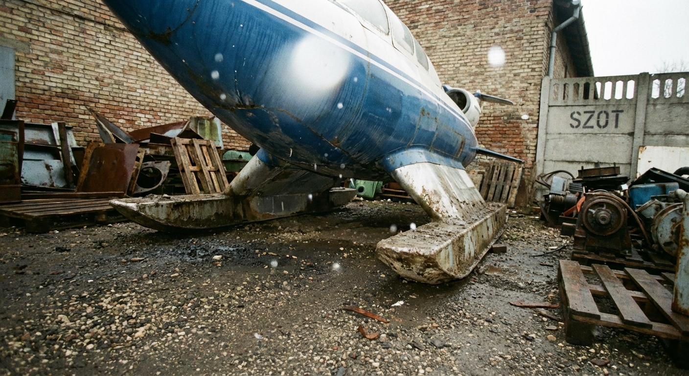 IK-332 Varjú a ferencvárosi telepen