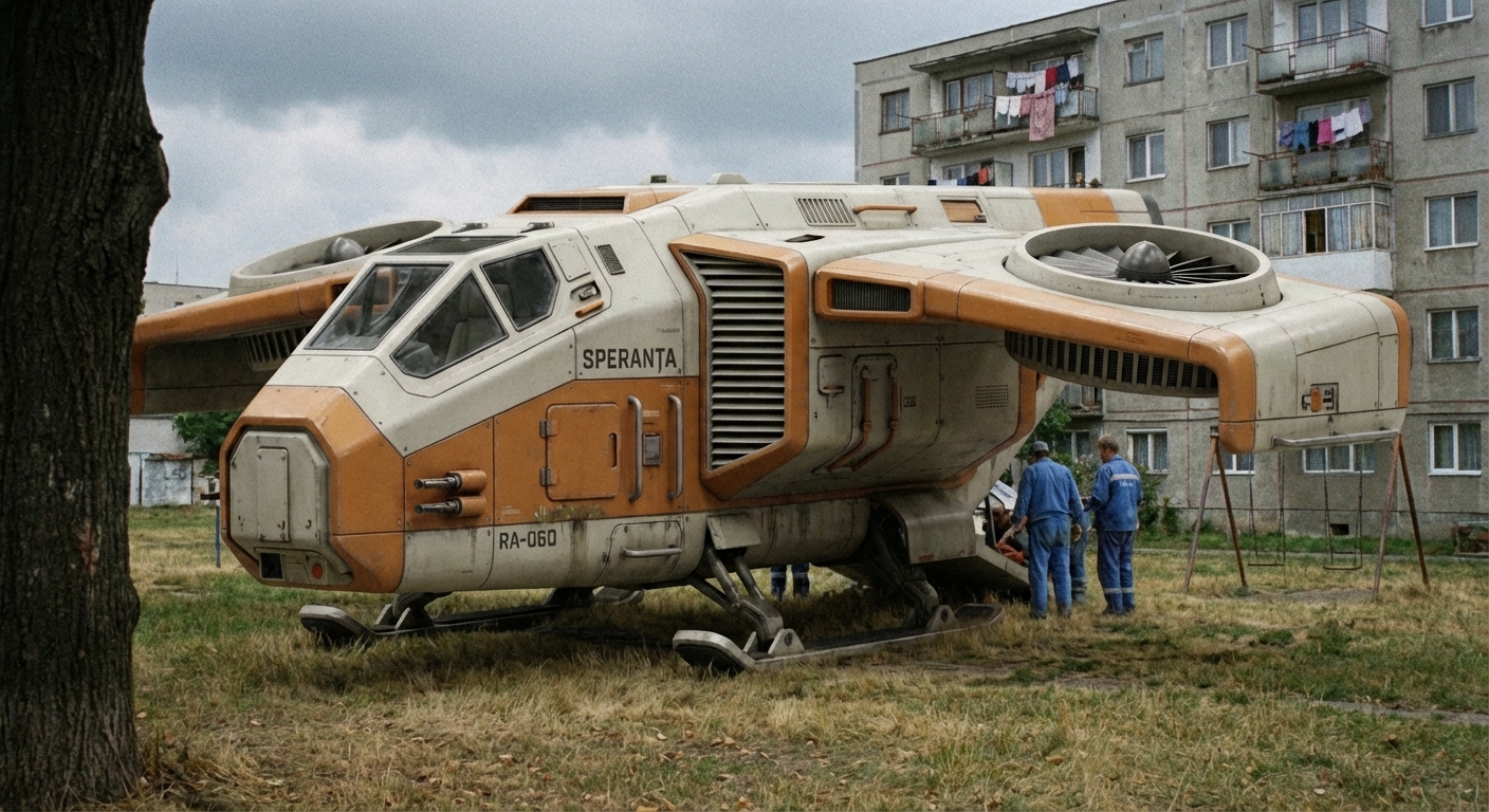 Speranța RA-060 munka közben Monostoron