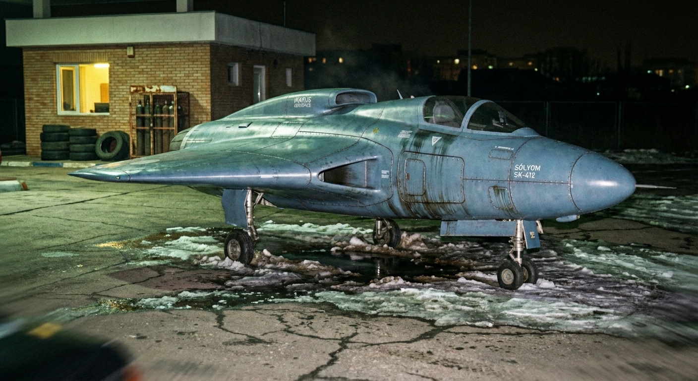 SK-412 Sólyom a segesvári úti PECO-nál