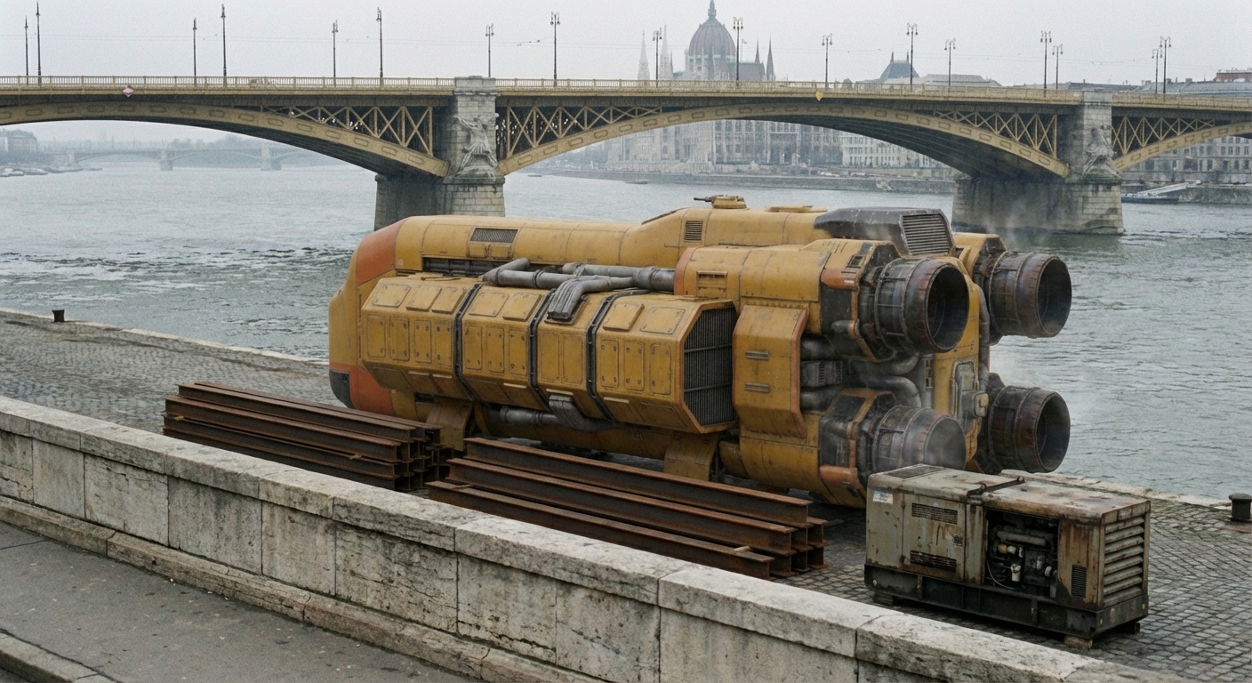 Ursus Żubr UH-12 - Pesti alsó rakpart (1996.03.03.)