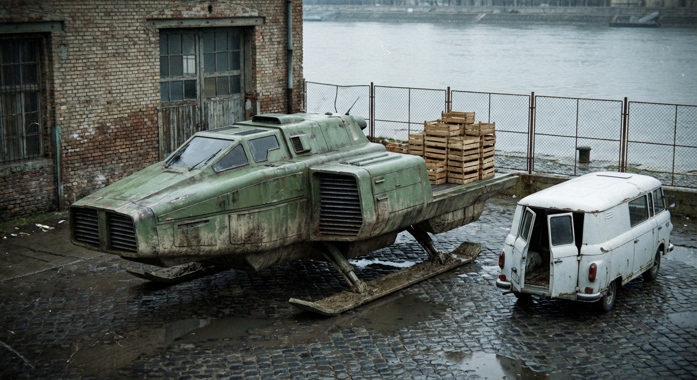 Ikarus IK-332 Varjú a Duna-parton (1996.03.05.)