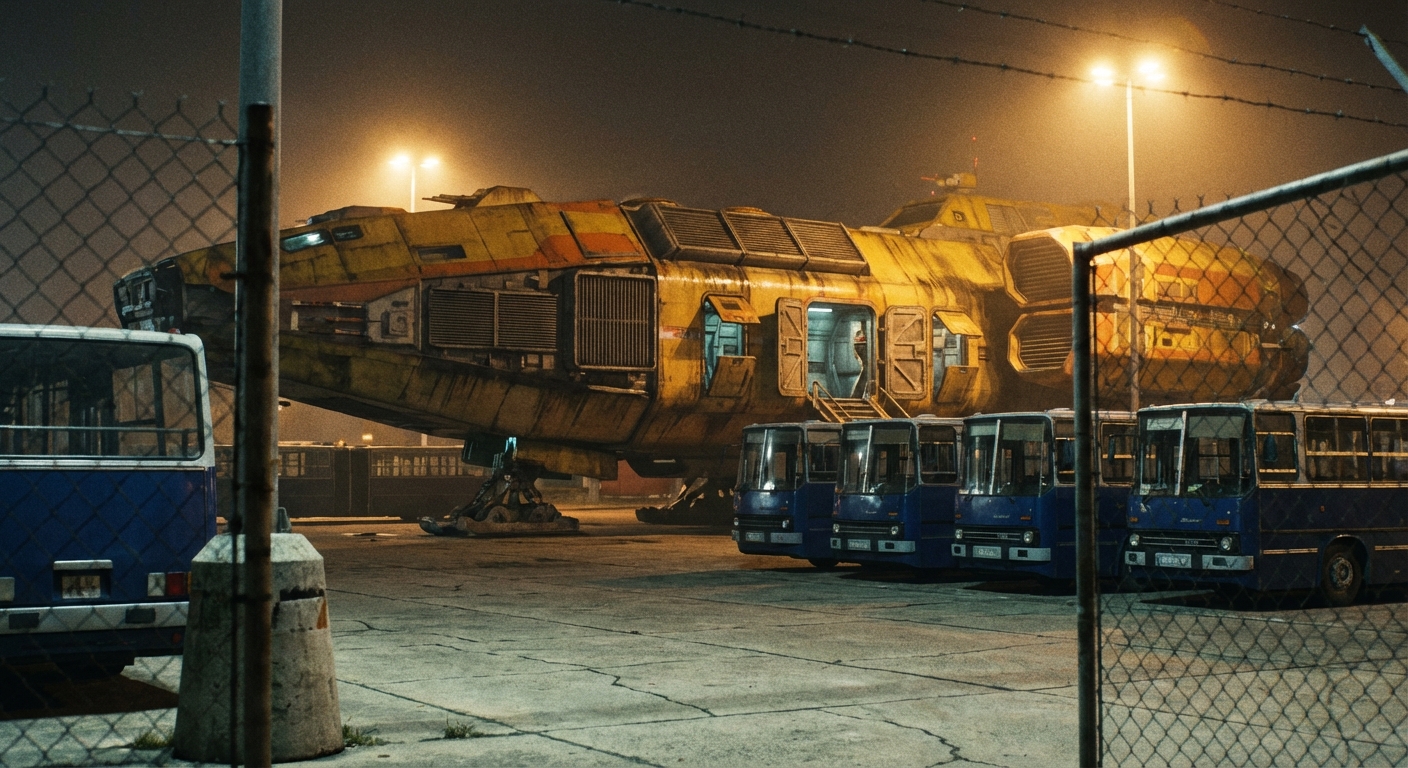 Ursus Mrowisko (UH-64) a Csepel Papírgyárnál