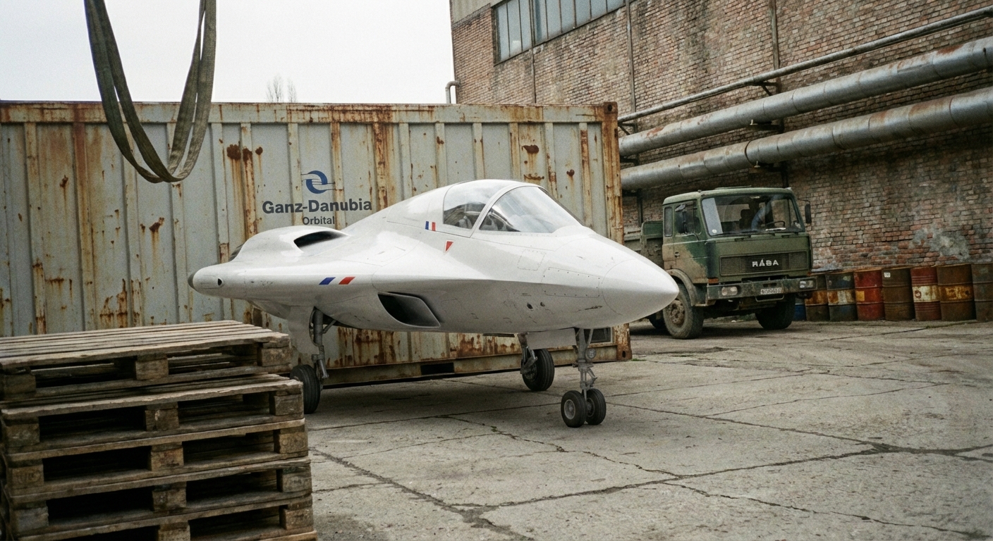 DA-301 Aigle a Ganz-Danubia 4-es rakodónál