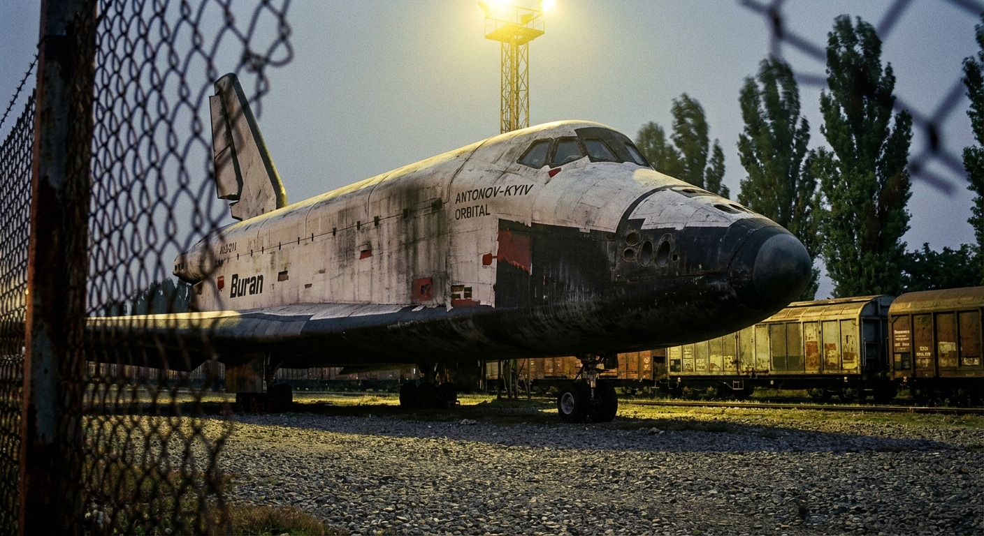 AKO-214 Buran az Oradea Est vágányai mellett