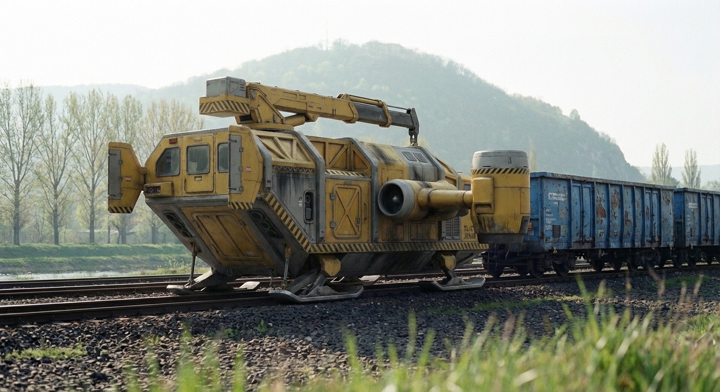 Tatra TL-07 Jeřáb a Szamos mentén (Kolozsvár)